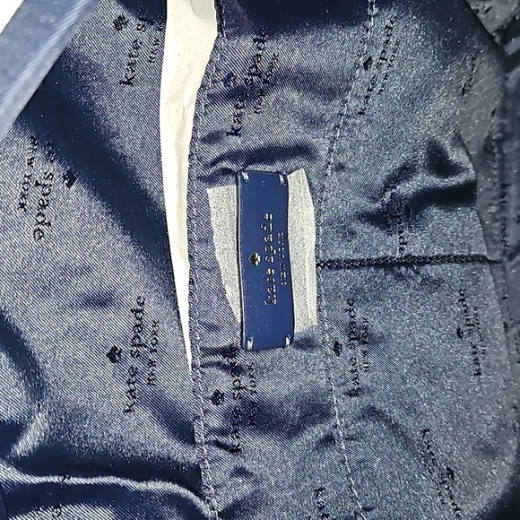 kate spade Chelsea Nylon Medium Backpack Navy blue and Off-white NWT - Picture 11 of 15